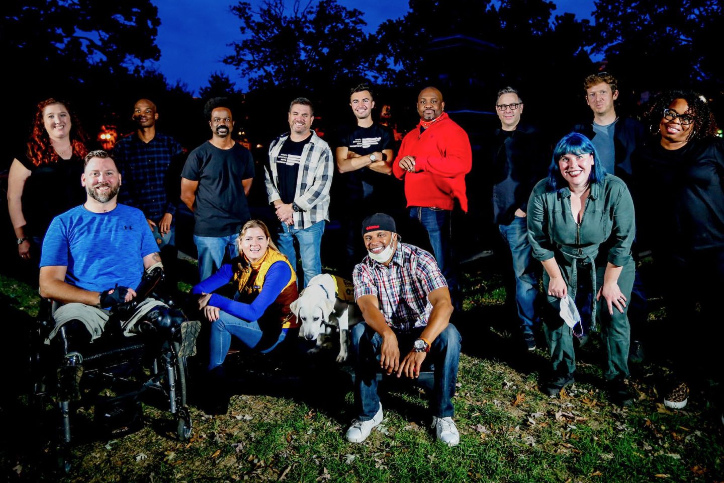 a diverse group of men and women veterans