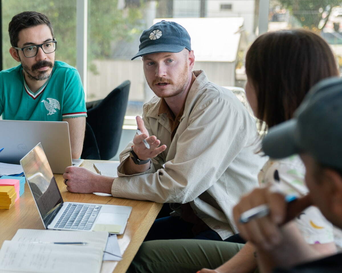 A collaborative discussion taking place