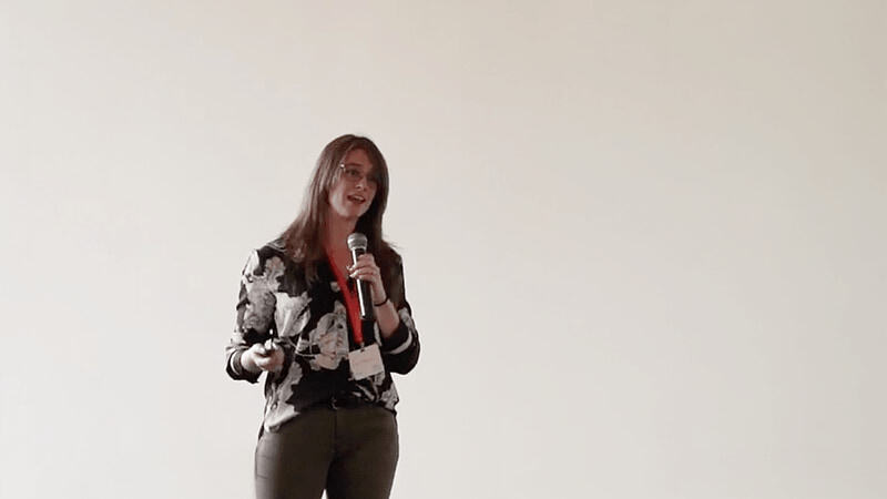 Erin speaking