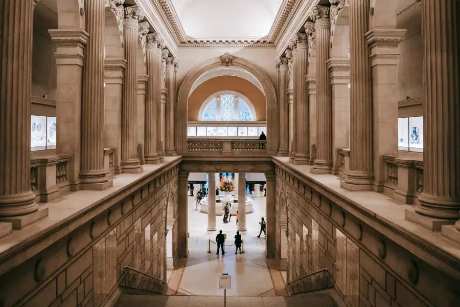 Museum hallway